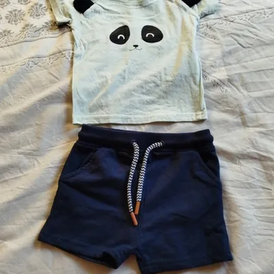 Ensemble garçon mes petits cailloux 9 mois 